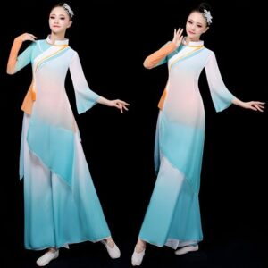 Griadient Lyrical Dance Dress